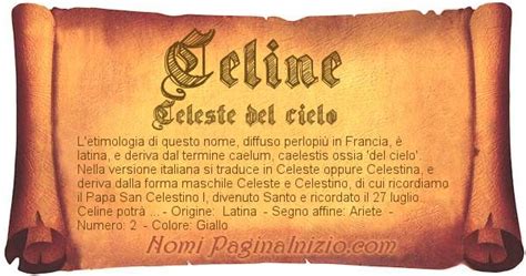 Nome Celine: origine, popolarità, significato ed etimologia del 